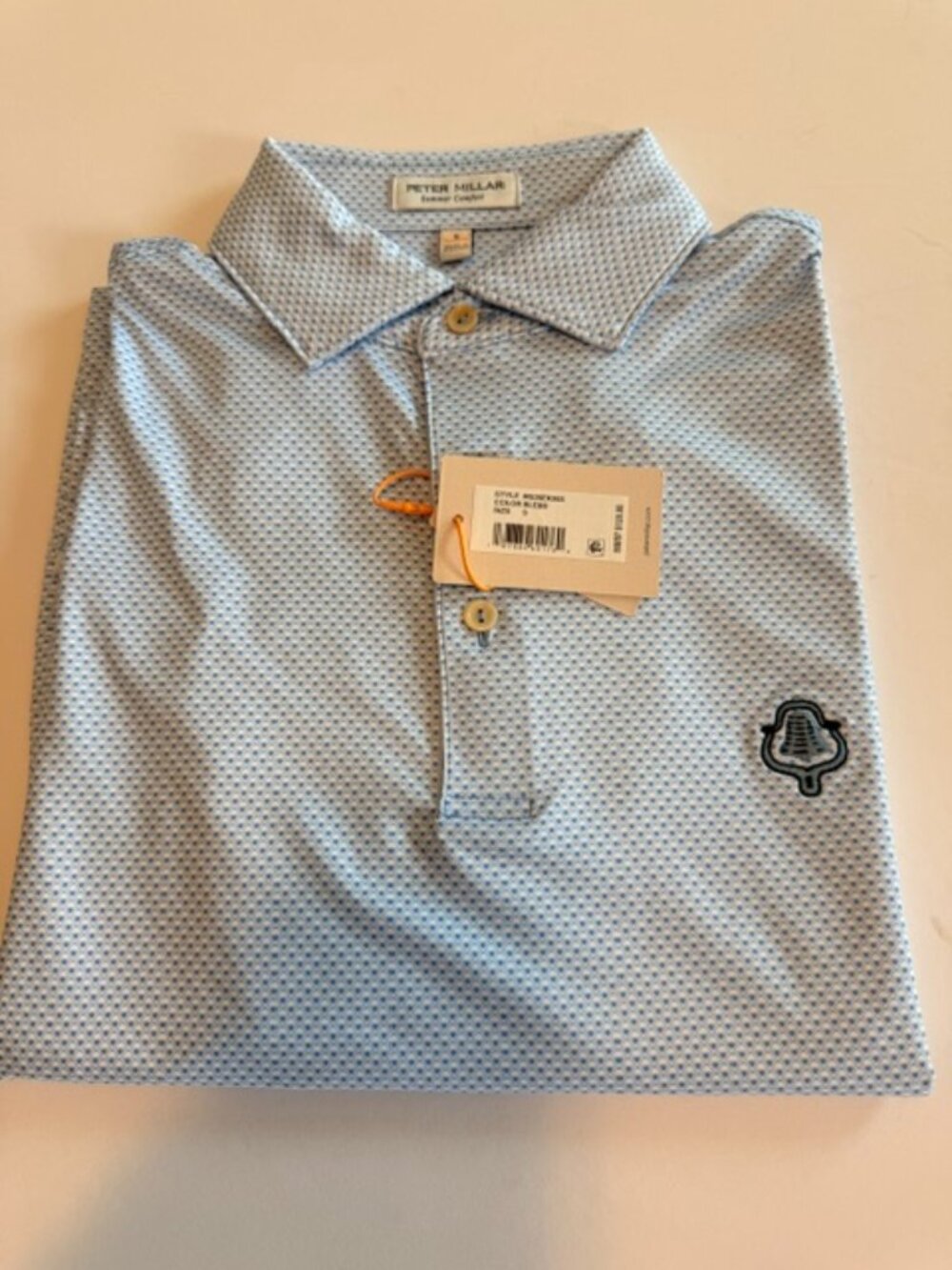 Peter Millar Golf Shirt - Short Sleeve - Size Medium